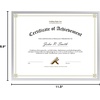 image:imageGolden State Art 85x11 Aluminum Frame Real Glass Metal Frame for 85 by 11 inch Document Certificate Diploma with Easel Stand Black 3 PackSilver