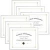 image:imageGolden State Art 85x11 Aluminum Frame Real Glass Metal Frame for 85 by 11 inch Document Certificate Diploma with Easel Stand Black 3 PackSilver