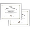 image:imageGolden State Art 85x11 Aluminum Frame Real Glass Metal Frame for 85 by 11 inch Document Certificate Diploma with Easel Stand Black 3 PackSilver