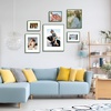 image:imageGolden State Art 8x10 11x14 16x20 Aluminum Picture Frames 3 Pack with Mats  Real Glass Wall Mountable Green Gallery Style Set