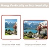 image:imageGolden State Art 8x10 Aluminum Picture Frame Red  With Mat for 5x7 Photo or Without Mat for Round Edges 8 x 10 Photo with 1inch Radius Corner  Real Glass  Matte Modern Wall DecorRed
