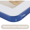 image:imageGolden State Art 8x10 Aluminum Picture Frame Red  With Mat for 5x7 Photo or Without Mat for Round Edges 8 x 10 Photo with 1inch Radius Corner  Real Glass  Matte Modern Wall DecorBlue