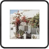 image:imageGolden State Art 8x10 Aluminum Picture Frame Red  With Mat for 5x7 Photo or Without Mat for Round Edges 8 x 10 Photo with 1inch Radius Corner  Real Glass  Matte Modern Wall DecorBlack