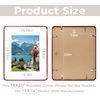 image:imageGolden State Art 8x10 Aluminum Picture Frame Red  With Mat for 5x7 Photo or Without Mat for Round Edges 8 x 10 Photo with 1inch Radius Corner  Real Glass  Matte Modern Wall DecorRed