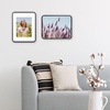 image:imageGolden State Art 8x10 Aluminum Picture Frame Red  With Mat for 5x7 Photo or Without Mat for Round Edges 8 x 10 Photo with 1inch Radius Corner  Real Glass  Matte Modern Wall DecorBlack