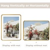 image:imageGolden State Art 8x10 Aluminum Picture Frame Red  With Mat for 5x7 Photo or Without Mat for Round Edges 8 x 10 Photo with 1inch Radius Corner  Real Glass  Matte Modern Wall DecorBronze Gold