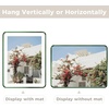 image:imageGolden State Art 8x10 Aluminum Picture Frame Red  With Mat for 5x7 Photo or Without Mat for Round Edges 8 x 10 Photo with 1inch Radius Corner  Real Glass  Matte Modern Wall DecorGreen