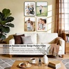 image:imageGolden State Art 8x10 Aluminum Picture Frame Red  With Mat for 5x7 Photo or Without Mat for Round Edges 8 x 10 Photo with 1inch Radius Corner  Real Glass  Matte Modern Wall DecorGreen