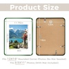 image:imageGolden State Art 8x10 Aluminum Picture Frame Red  With Mat for 5x7 Photo or Without Mat for Round Edges 8 x 10 Photo with 1inch Radius Corner  Real Glass  Matte Modern Wall DecorGreen