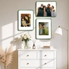 image:imageGolden State Art 8x10 Aluminum Picture Frame Red  With Mat for 5x7 Photo or Without Mat for Round Edges 8 x 10 Photo with 1inch Radius Corner  Real Glass  Matte Modern Wall DecorGreen