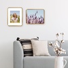 image:imageGolden State Art 8x10 Aluminum Picture Frame Red  With Mat for 5x7 Photo or Without Mat for Round Edges 8 x 10 Photo with 1inch Radius Corner  Real Glass  Matte Modern Wall DecorBronze Gold