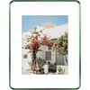 image:imageGolden State Art 8x10 Aluminum Picture Frame Red  With Mat for 5x7 Photo or Without Mat for Round Edges 8 x 10 Photo with 1inch Radius Corner  Real Glass  Matte Modern Wall DecorGreen