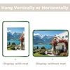 image:imageGolden State Art 8x10 Aluminum Picture Frame Red  With Mat for 5x7 Photo or Without Mat for Round Edges 8 x 10 Photo with 1inch Radius Corner  Real Glass  Matte Modern Wall DecorGreen