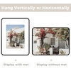 image:imageGolden State Art 8x10 Aluminum Picture Frame Red  With Mat for 5x7 Photo or Without Mat for Round Edges 8 x 10 Photo with 1inch Radius Corner  Real Glass  Matte Modern Wall DecorBlack