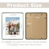 image:imageGolden State Art 8x10 Aluminum Picture Frame Red  With Mat for 5x7 Photo or Without Mat for Round Edges 8 x 10 Photo with 1inch Radius Corner  Real Glass  Matte Modern Wall DecorGreen