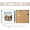 image:imageGolden State Art 8x10 Aluminum Picture Frame Red  With Mat for 5x7 Photo or Without Mat for Round Edges 8 x 10 Photo with 1inch Radius Corner  Real Glass  Matte Modern Wall DecorGreen