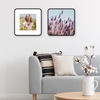 image:imageGolden State Art 8x10 Aluminum Picture Frame Red  With Mat for 5x7 Photo or Without Mat for Round Edges 8 x 10 Photo with 1inch Radius Corner  Real Glass  Matte Modern Wall DecorBlack
