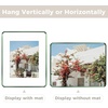 image:imageGolden State Art 8x10 Aluminum Picture Frame Red  With Mat for 5x7 Photo or Without Mat for Round Edges 8 x 10 Photo with 1inch Radius Corner  Real Glass  Matte Modern Wall DecorGreen