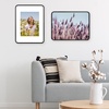 image:imageGolden State Art 8x10 Aluminum Picture Frame Red  With Mat for 5x7 Photo or Without Mat for Round Edges 8 x 10 Photo with 1inch Radius Corner  Real Glass  Matte Modern Wall DecorBlack