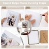 image:imageGolden State Art 8x10 Aluminum Picture Frame Red  With Mat for 5x7 Photo or Without Mat for Round Edges 8 x 10 Photo with 1inch Radius Corner  Real Glass  Matte Modern Wall DecorRed