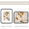 image:imageGolden State Art 8x10 Aluminum Picture Frame Red  With Mat for 5x7 Photo or Without Mat for Round Edges 8 x 10 Photo with 1inch Radius Corner  Real Glass  Matte Modern Wall DecorBlack
