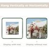 image:imageGolden State Art 8x10 Aluminum Picture Frame Red  With Mat for 5x7 Photo or Without Mat for Round Edges 8 x 10 Photo with 1inch Radius Corner  Real Glass  Matte Modern Wall DecorGreen