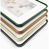 image:imageGolden State Art 8x10 Aluminum Picture Frame Red  With Mat for 5x7 Photo or Without Mat for Round Edges 8 x 10 Photo with 1inch Radius Corner  Real Glass  Matte Modern Wall DecorGreen