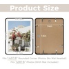 image:imageGolden State Art 8x10 Aluminum Picture Frame Red  With Mat for 5x7 Photo or Without Mat for Round Edges 8 x 10 Photo with 1inch Radius Corner  Real Glass  Matte Modern Wall DecorBlack