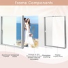 image:imageGolden State Art 8x10 Floating Frame Silver Aluminum Picture Frame Clear Glass Displays Any Size Photo Up to 8x10 Home Gallery Wall Decoration Display Horizontal and VerticalSilver