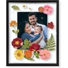 image:imageGolden State Art 8x10 Floating Frame Silver Aluminum Picture Frame Clear Glass Displays Any Size Photo Up to 8x10 Home Gallery Wall Decoration Display Horizontal and VerticalBlack