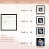 image:imageGolden State Art 8x10 Floating Frame Silver Aluminum Picture Frame Clear Glass Displays Any Size Photo Up to 8x10 Home Gallery Wall Decoration Display Horizontal and VerticalBlack