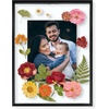 image:imageGolden State Art 8x10 Floating Frame Silver Aluminum Picture Frame Clear Glass Displays Any Size Photo Up to 8x10 Home Gallery Wall Decoration Display Horizontal and VerticalBlack
