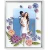 image:imageGolden State Art 8x10 Floating Frame Silver Aluminum Picture Frame Clear Glass Displays Any Size Photo Up to 8x10 Home Gallery Wall Decoration Display Horizontal and VerticalSilver