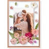 image:imageGolden State Art 8x10 Floating Frame Silver Aluminum Picture Frame Clear Glass Displays Any Size Photo Up to 8x10 Home Gallery Wall Decoration Display Horizontal and VerticalRose Gold