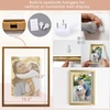 image:imageGolden State Art 8x10 Floating Frame Silver Aluminum Picture Frame Clear Glass Displays Any Size Photo Up to 8x10 Home Gallery Wall Decoration Display Horizontal and VerticalBronze