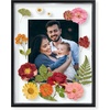 image:imageGolden State Art 8x10 Floating Frame Silver Aluminum Picture Frame Clear Glass Displays Any Size Photo Up to 8x10 Home Gallery Wall Decoration Display Horizontal and VerticalBlack
