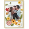 image:imageGolden State Art 8x10 Floating Frame Silver Aluminum Picture Frame Clear Glass Displays Any Size Photo Up to 8x10 Home Gallery Wall Decoration Display Horizontal and VerticalGold
