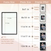 image:imageGolden State Art 8x10 Floating Frame Silver Aluminum Picture Frame Clear Glass Displays Any Size Photo Up to 8x10 Home Gallery Wall Decoration Display Horizontal and VerticalBlack