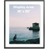 image:imageGolden State Art 8x10 Floating Frame Silver Aluminum Picture Frame Clear Glass Displays Any Size Photo Up to 8x10 Home Gallery Wall Decoration Display Horizontal and VerticalBlack