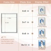 image:imageGolden State Art 8x10 Floating Frame Silver Aluminum Picture Frame Clear Glass Displays Any Size Photo Up to 8x10 Home Gallery Wall Decoration Display Horizontal and VerticalSilver