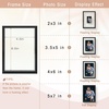 image:imageGolden State Art 8x10 Floating Frame Silver Aluminum Picture Frame Clear Glass Displays Any Size Photo Up to 8x10 Home Gallery Wall Decoration Display Horizontal and VerticalBlack