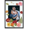 image:imageGolden State Art 8x10 Floating Frame Silver Aluminum Picture Frame Clear Glass Displays Any Size Photo Up to 8x10 Home Gallery Wall Decoration Display Horizontal and VerticalBlack