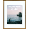 image:imageGolden State Art 8x10 Floating Frame Silver Aluminum Picture Frame Clear Glass Displays Any Size Photo Up to 8x10 Home Gallery Wall Decoration Display Horizontal and VerticalBronze