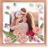 image:imageGolden State Art 8x10 Floating Frame Silver Aluminum Picture Frame Clear Glass Displays Any Size Photo Up to 8x10 Home Gallery Wall Decoration Display Horizontal and VerticalRose Gold