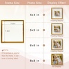 image:imageGolden State Art 8x10 Floating Frame Silver Aluminum Picture Frame Clear Glass Displays Any Size Photo Up to 8x10 Home Gallery Wall Decoration Display Horizontal and VerticalBronze