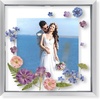 image:imageGolden State Art 8x10 Floating Frame Silver Aluminum Picture Frame Clear Glass Displays Any Size Photo Up to 8x10 Home Gallery Wall Decoration Display Horizontal and VerticalSilver