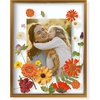 image:imageGolden State Art 8x10 Floating Frame Silver Aluminum Picture Frame Clear Glass Displays Any Size Photo Up to 8x10 Home Gallery Wall Decoration Display Horizontal and VerticalBronze