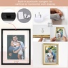 image:imageGolden State Art 8x10 Floating Frame Silver Aluminum Picture Frame Clear Glass Displays Any Size Photo Up to 8x10 Home Gallery Wall Decoration Display Horizontal and VerticalBlack