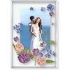 image:imageGolden State Art 8x10 Floating Frame Silver Aluminum Picture Frame Clear Glass Displays Any Size Photo Up to 8x10 Home Gallery Wall Decoration Display Horizontal and VerticalSilver