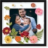image:imageGolden State Art 8x10 Floating Frame Silver Aluminum Picture Frame Clear Glass Displays Any Size Photo Up to 8x10 Home Gallery Wall Decoration Display Horizontal and VerticalBlack